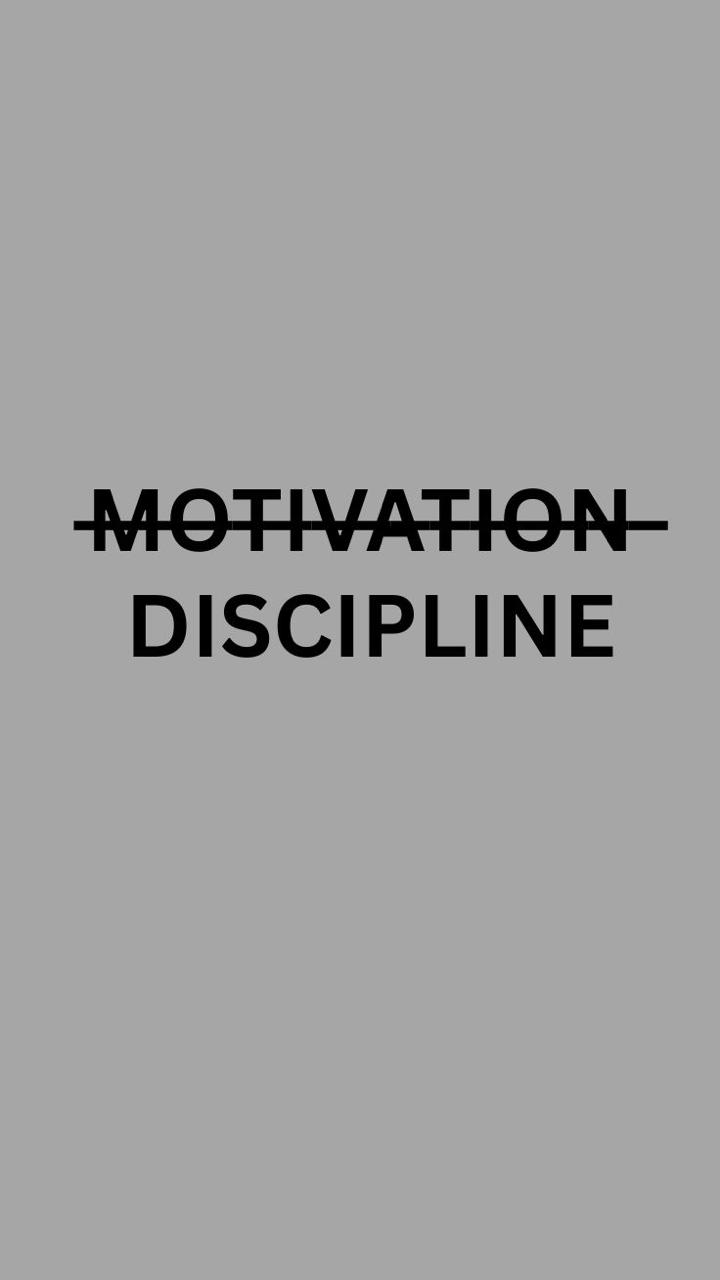 Motivation vs Discipline